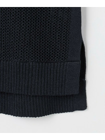 【GREEN】和紙メッシュジレ 詳細画像 ネイビー 18