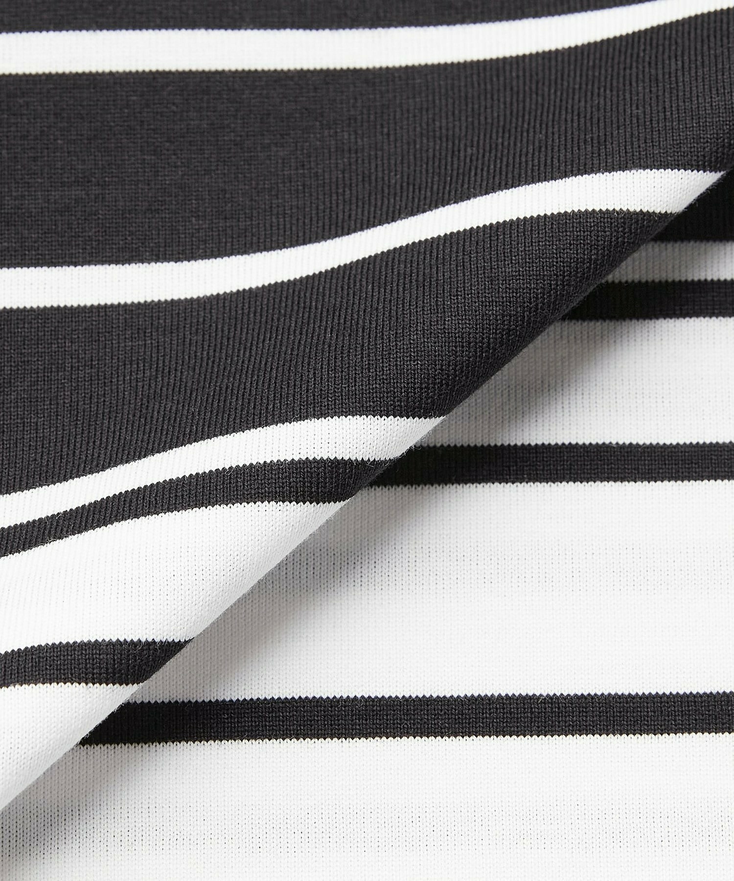 【L'EQUIPE】バイカラーパネルボーダーカットソー 詳細画像 ブラック&times;ホワイト 23