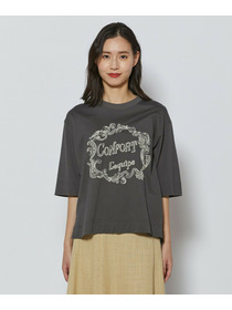 【L'EQUIPE】フレームロゴTシャツ 詳細画像 チャコール 22