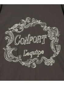 【L'EQUIPE】フレームロゴTシャツ 詳細画像 チャコール 30