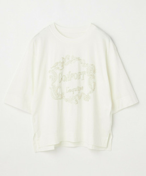 【L'EQUIPE】フレームロゴTシャツ 詳細画像 ホワイト系その他 1