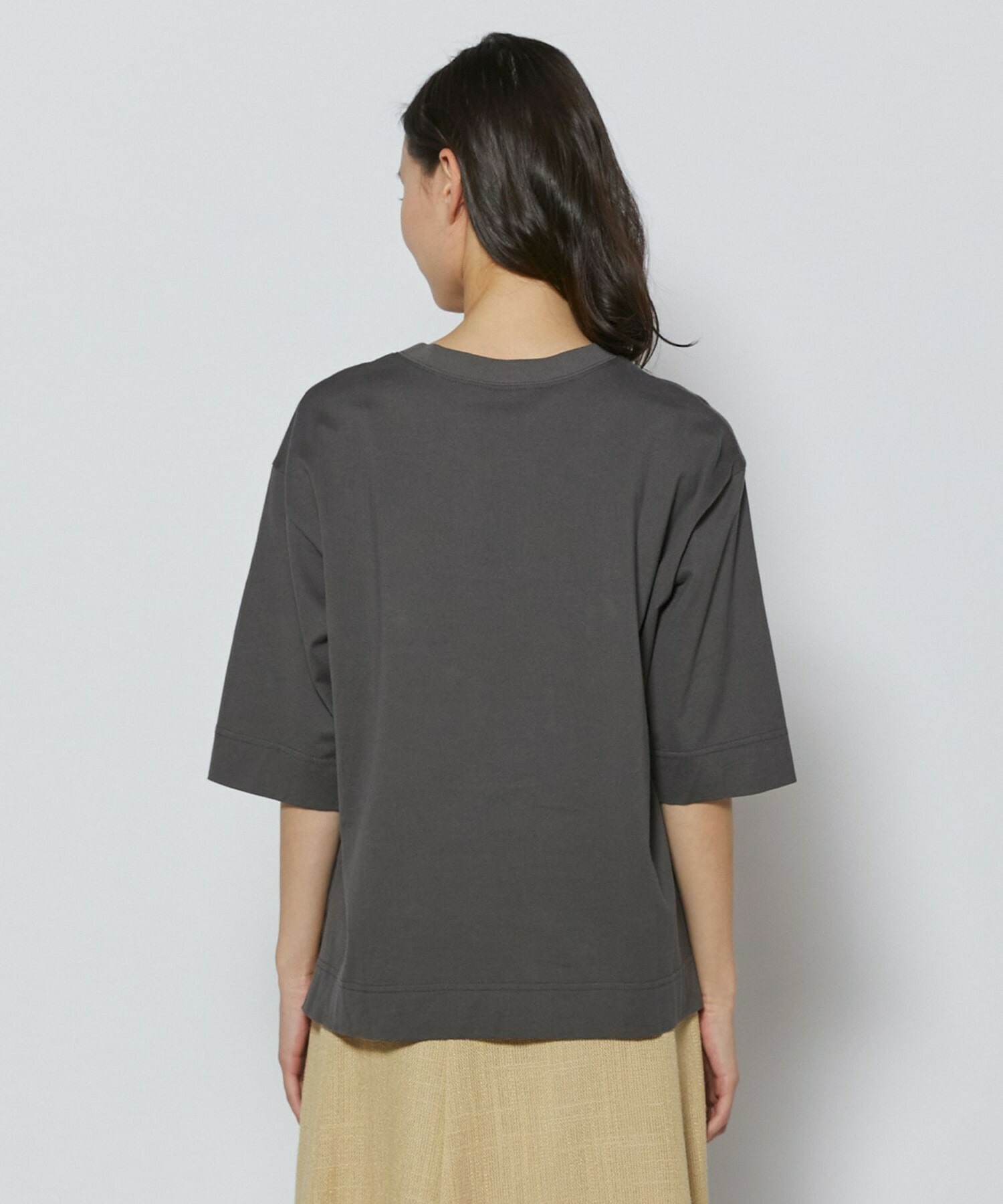 【L'EQUIPE】フレームロゴTシャツ 詳細画像 チャコール 26