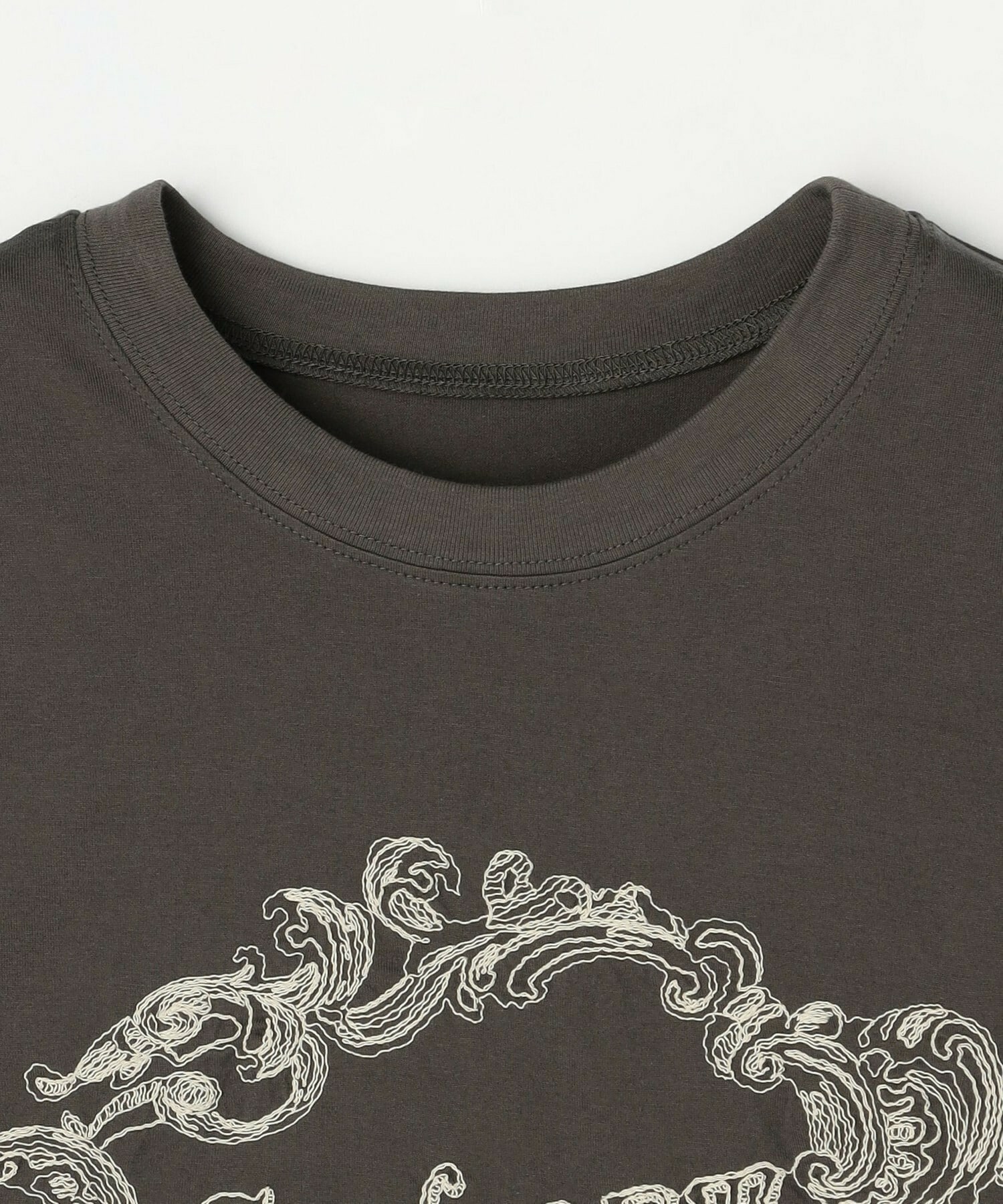 【L'EQUIPE】フレームロゴTシャツ 詳細画像 チャコール 29