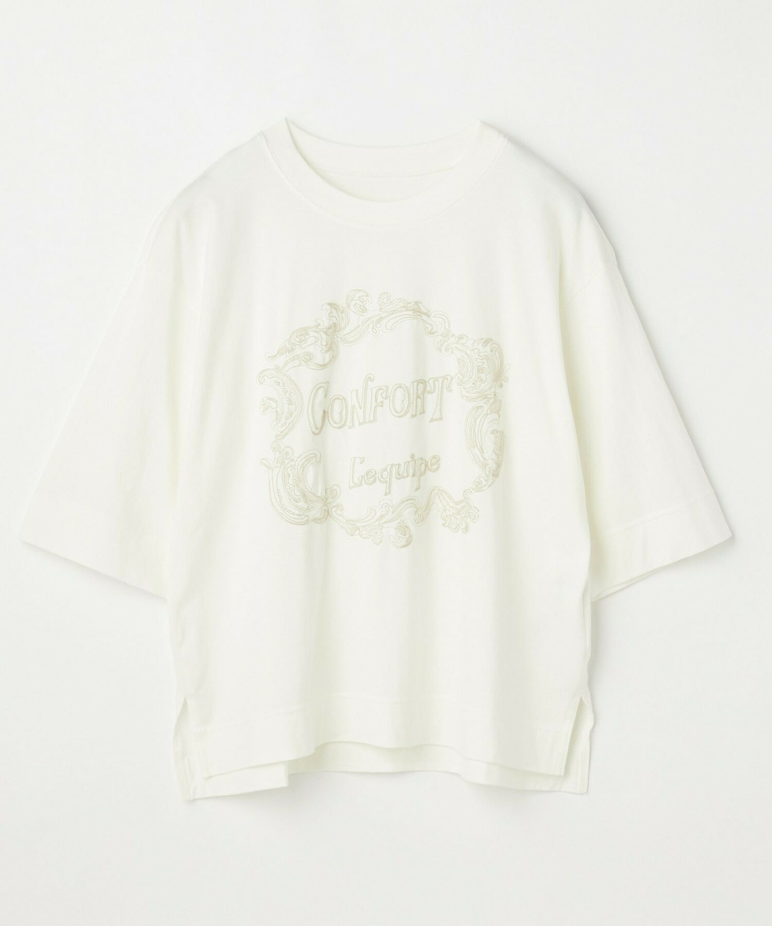 【L'EQUIPE】フレームロゴTシャツ 詳細画像 ホワイト系その他 1