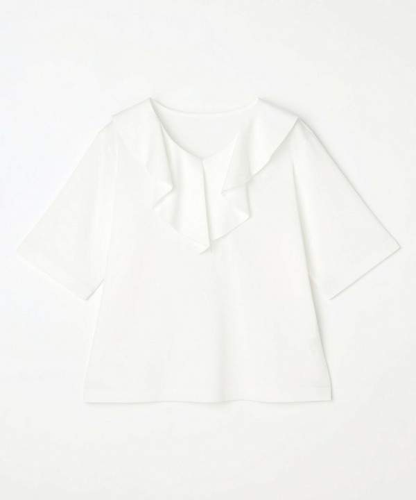 【L'EQUIPE】コットンリヨセルポンチカットソー