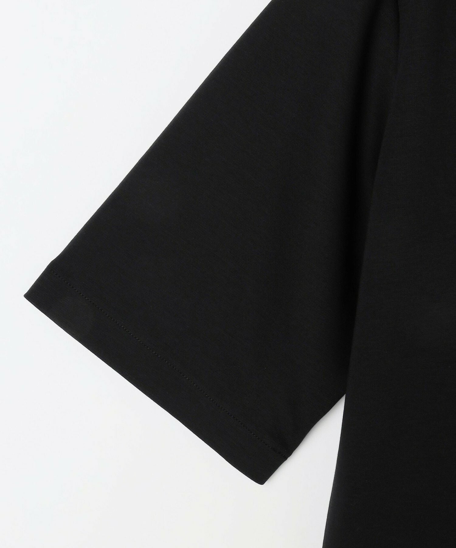 【L'EQUIPE】コットンリヨセルポンチカットソー 詳細画像 ブラック 8