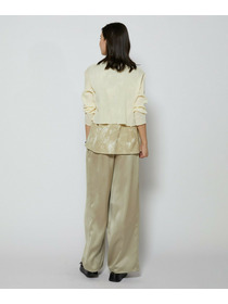 【L'EQUIPE】ブラッシュプリント天竺カットソー 詳細画像 ブラック系その他 12