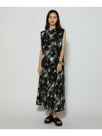 【L'EQUIPE】ブラッシュプリント天竺カットソー 詳細画像 ブラック系その他 5