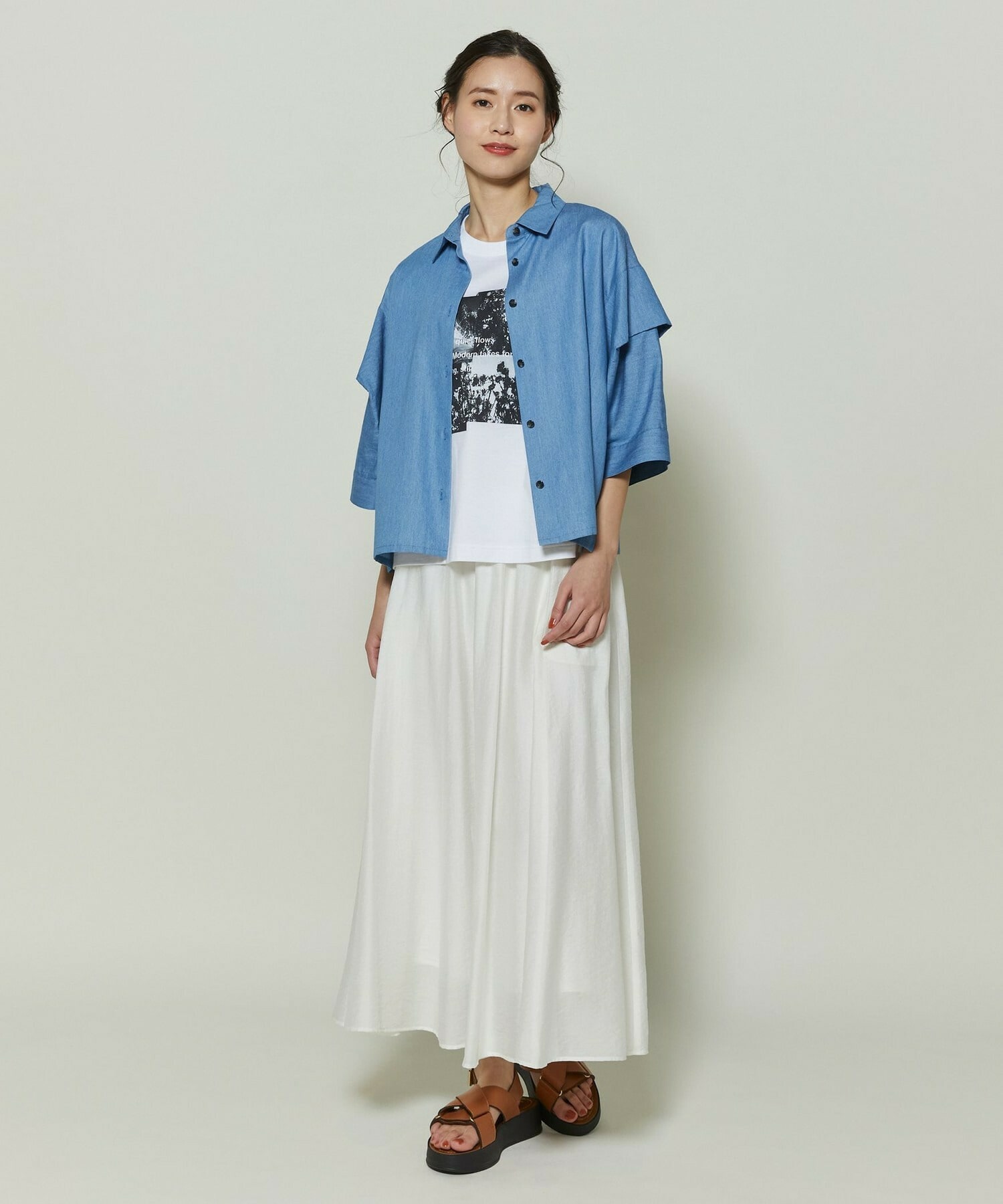 【L'EQUIPE】フォトプリントTシャツ 詳細画像 ブラック 17