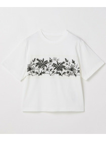 【L'EQUIPE】オーガンジー刺繍Tシャツ 詳細画像 ブラック 19