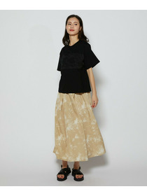 【L'EQUIPE】オーガンジー刺繍Tシャツ 詳細画像 ブラック 3