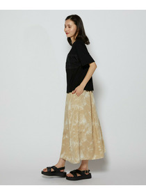 【L'EQUIPE】オーガンジー刺繍Tシャツ 詳細画像 ブラック 4