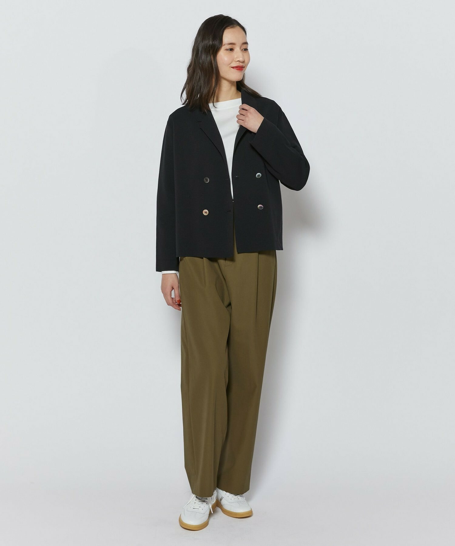 【L'EQUIPE】パーフェクトコットンカットソー 詳細画像 ネイビー 6