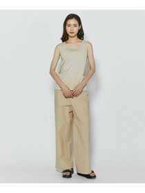 【L'EQUIPE】ベアスムーススクエアタンクトップ 詳細画像 ブラック 2