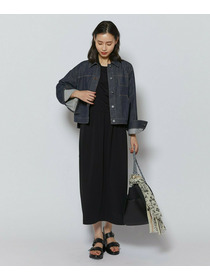 【L'EQUIPE】アセテートドライポンチワンピース 詳細画像 ブラック 10