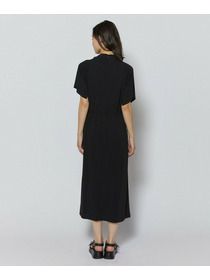 【L'EQUIPE】アセテートドライポンチワンピース 詳細画像 ブラック 14