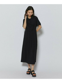 【L'EQUIPE】アセテートドライポンチワンピース 詳細画像 ブラック 2