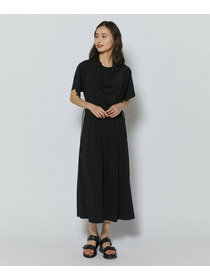 【L'EQUIPE】アセテートドライポンチワンピース 詳細画像 ブラック 3