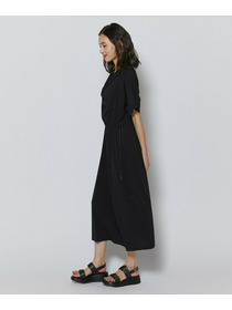 【L'EQUIPE】アセテートドライポンチワンピース 詳細画像 ブラック 4