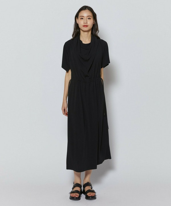 【L'EQUIPE】アセテートドライポンチワンピース