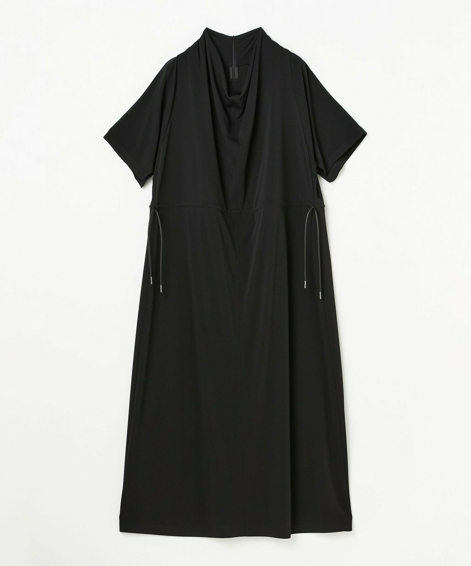 【L'EQUIPE】アセテートドライポンチワンピース 詳細画像 ブラック 15