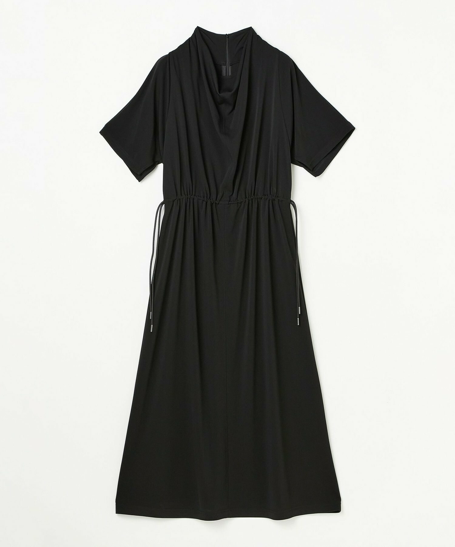 【L'EQUIPE】アセテートドライポンチワンピース 詳細画像 ブラック 17