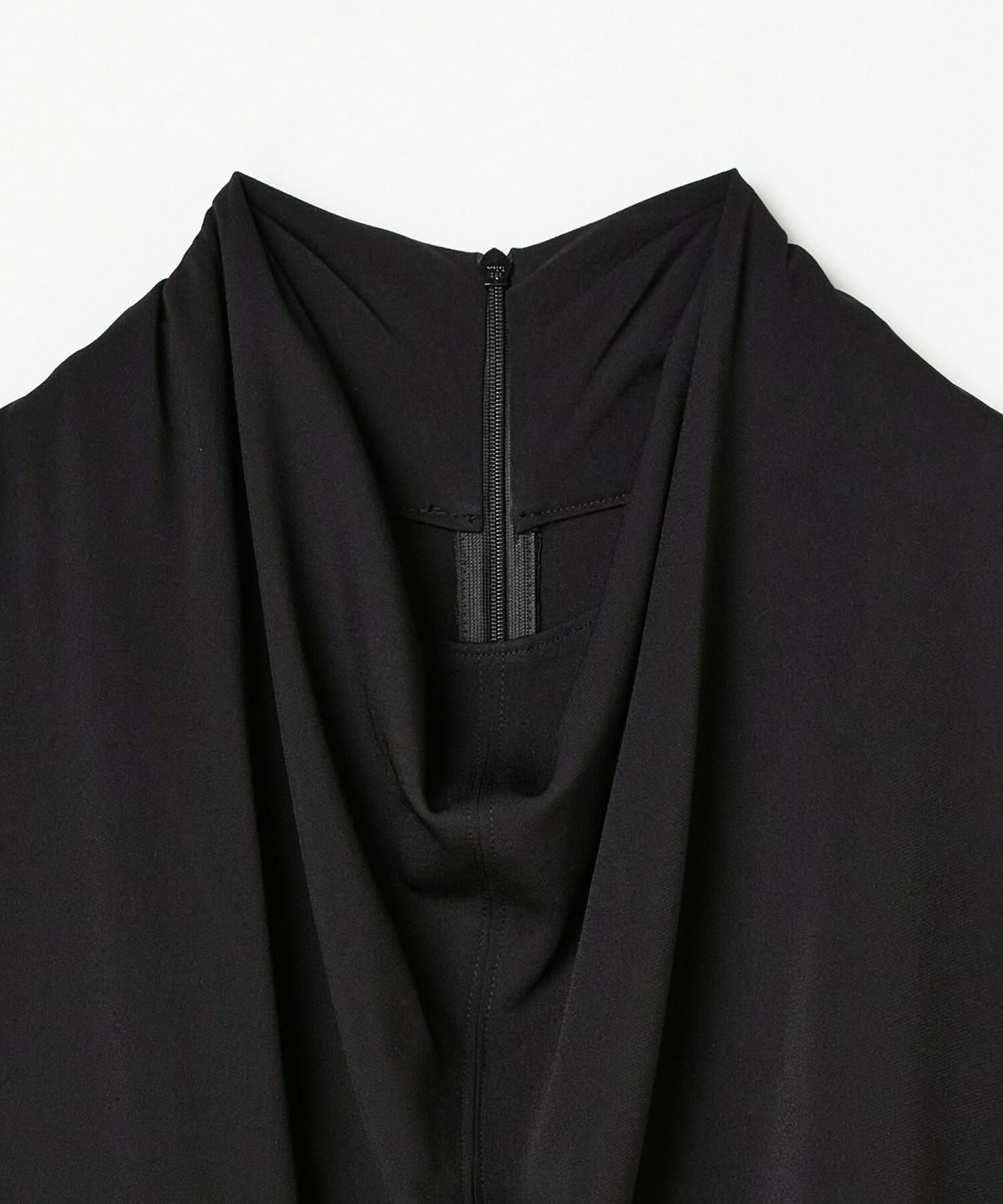 【L'EQUIPE】アセテートドライポンチワンピース 詳細画像 ブラック 18