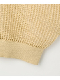 【L'EQUIPE】［eclat 2026年5月号掲載商品］麻ポリエステルショート丈カーディガン 詳細画像 ネイビー 11