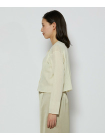 【L'EQUIPE】綿ポリリブカーディガン 詳細画像 ブラック 14