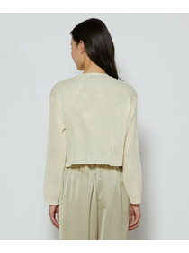 【L'EQUIPE】綿ポリリブカーディガン 詳細画像 ブラック 15