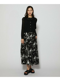 【L'EQUIPE】綿ポリリブカーディガン 詳細画像 ブラック 3