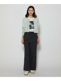 【L'EQUIPE】綿ポリリブカーディガン 詳細画像 ブラック 5