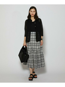 【L'EQUIPE】リネン混カーディガン 詳細画像 ブラック 11