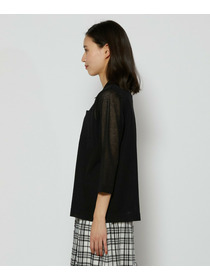 【L'EQUIPE】リネン混カーディガン 詳細画像 ブラック 14