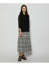 【L'EQUIPE】リネン混カーディガン 詳細画像 ブラック 8