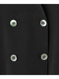 【L'EQUIPE】コットンポリミラノリブニットジャケット 詳細画像 ブラック 23