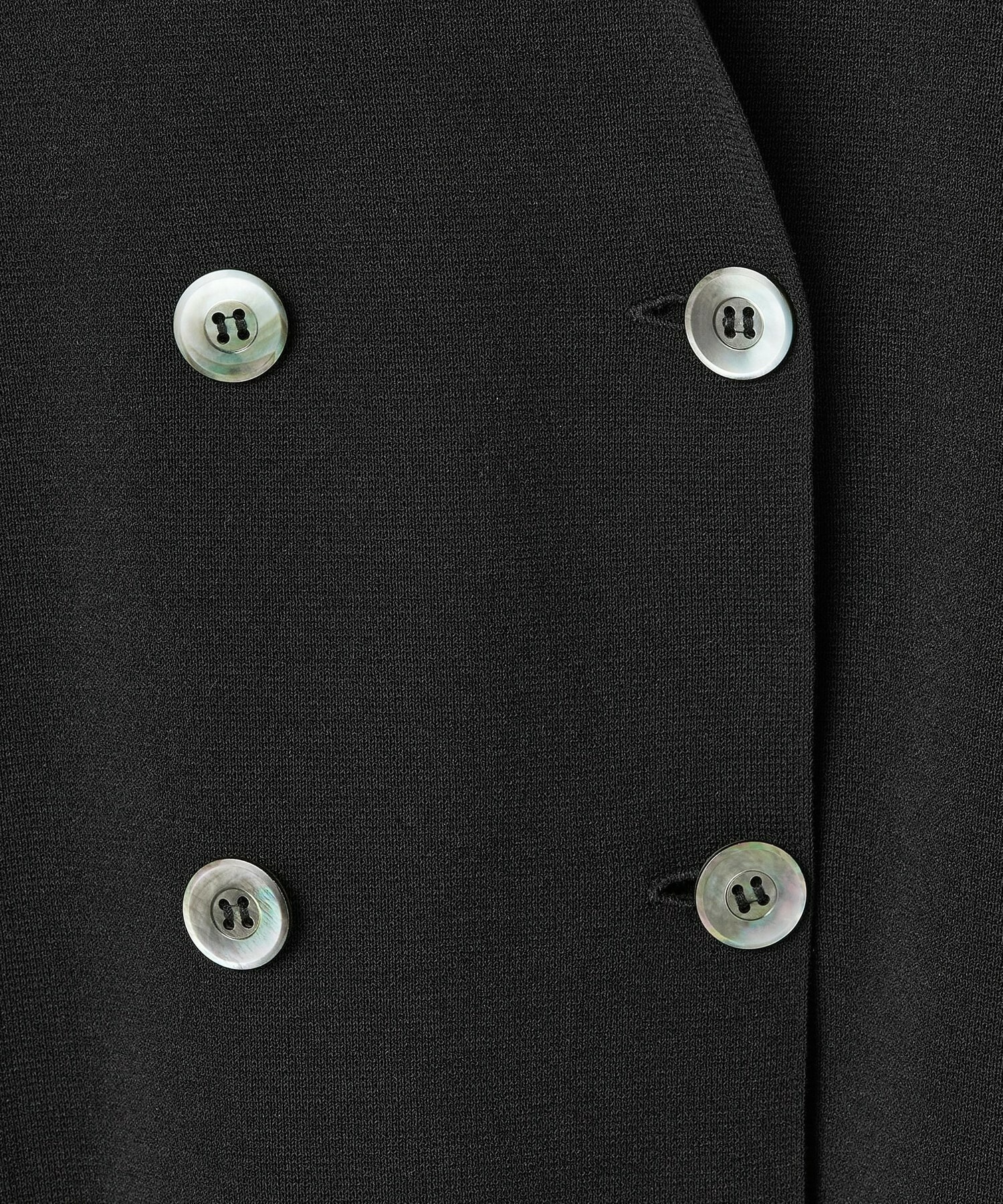 【L'EQUIPE】コットンポリミラノリブニットジャケット 詳細画像 ブラック 23