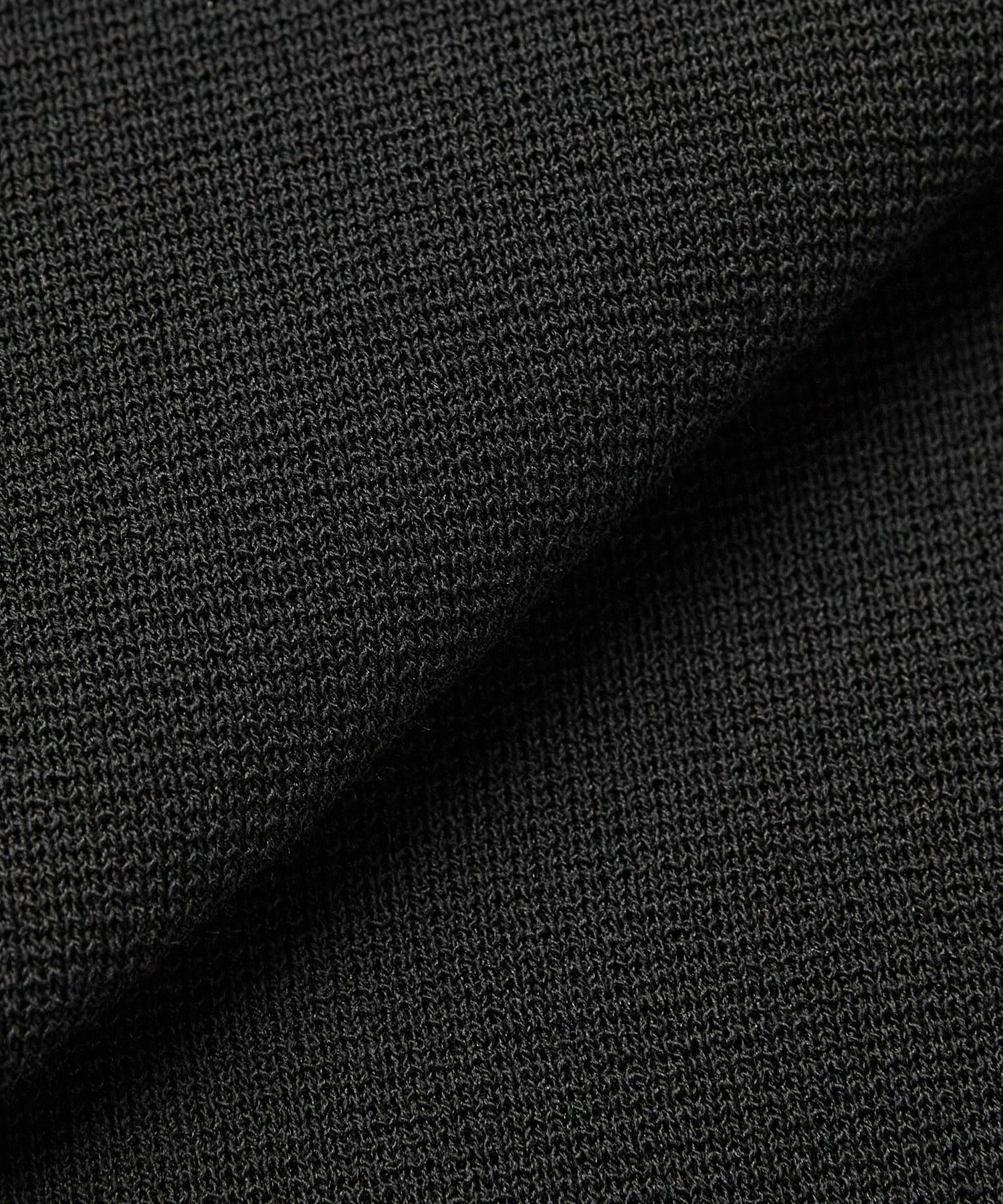 【L'EQUIPE】コットンポリミラノリブニットジャケット 詳細画像 ブラック 27