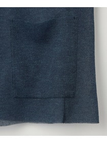 【L'EQUIPE】［eclat 2026年5月号掲載商品］麻ポリエステルニットジャケット 詳細画像 ブルー系その他 16