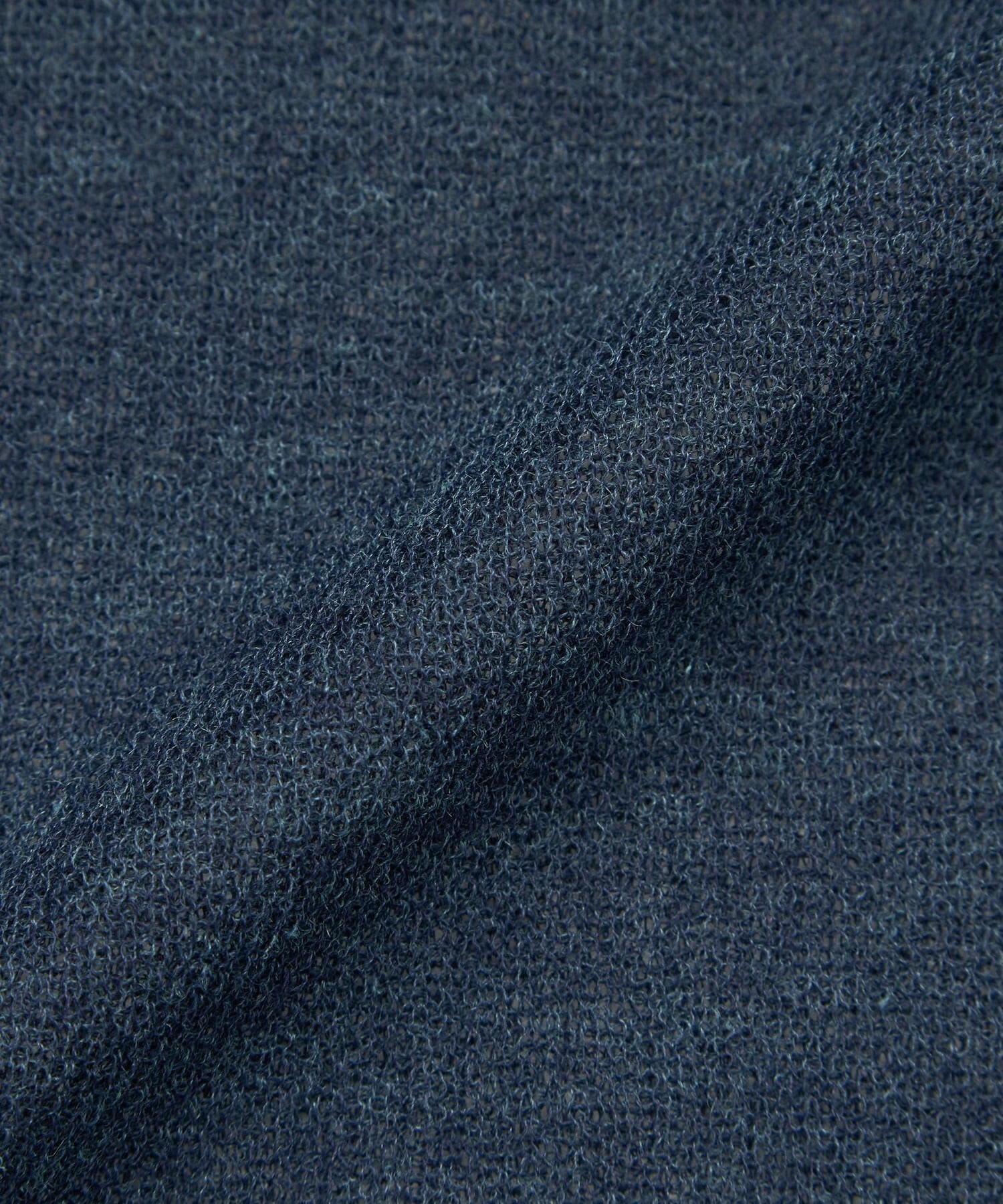 【L'EQUIPE】［eclat 2026年5月号掲載商品］麻ポリエステルニットジャケット 詳細画像 ブルー系その他 17