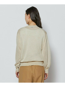 【L'EQUIPE】ブライトレーヨンニットプルオーバー 詳細画像 ライトグレー 9