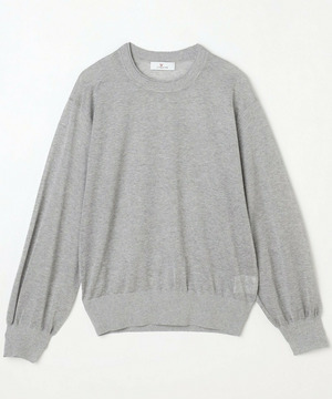 【L'EQUIPE】ブライトレーヨンニットプルオーバー 詳細画像 ライトグレー 1