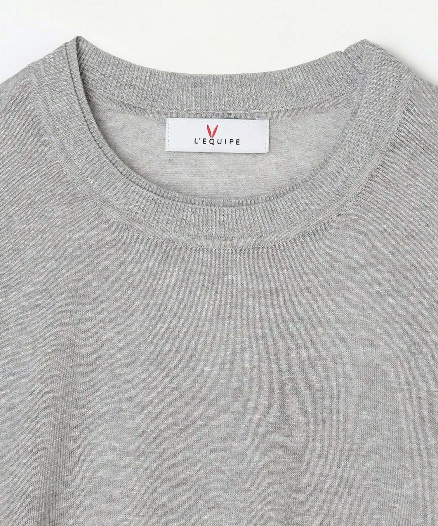 【L'EQUIPE】ブライトレーヨンニットプルオーバー 詳細画像 ライトグレー 12