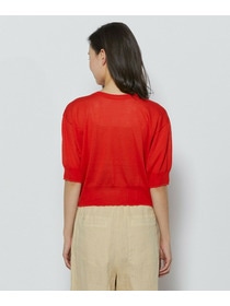 【L'EQUIPE】リネン混バック釦ニットトップス 詳細画像 ブラック 19