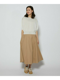 【L'EQUIPE】リネン混バック釦ニットトップス 詳細画像 ブラック 2