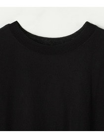 【L'EQUIPE】リネン混バック釦ニットトップス 詳細画像 ブラック 22