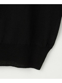 【L'EQUIPE】リネン混バック釦ニットトップス 詳細画像 ブラック 24