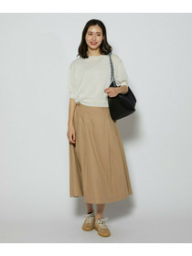 【L'EQUIPE】リネン混バック釦ニットトップス 詳細画像 ブラック 3