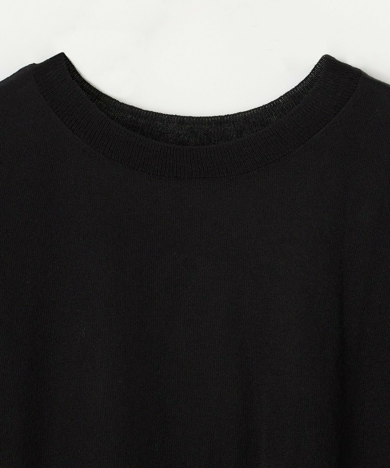 【L'EQUIPE】リネン混バック釦ニットトップス 詳細画像 ブラック 22