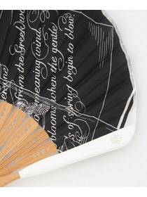 【L'EQUIPE】manipuri 別注 扇子 詳細画像 ブラック 7